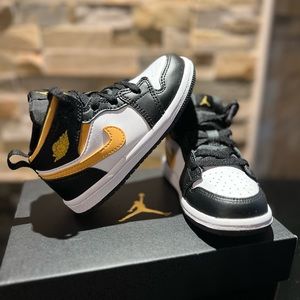 Jordan Mid 1 (TD) White, Pollen, Black 8C